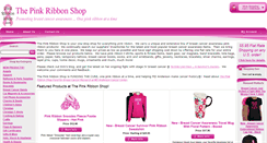 Desktop Screenshot of pinkribbonshop.com